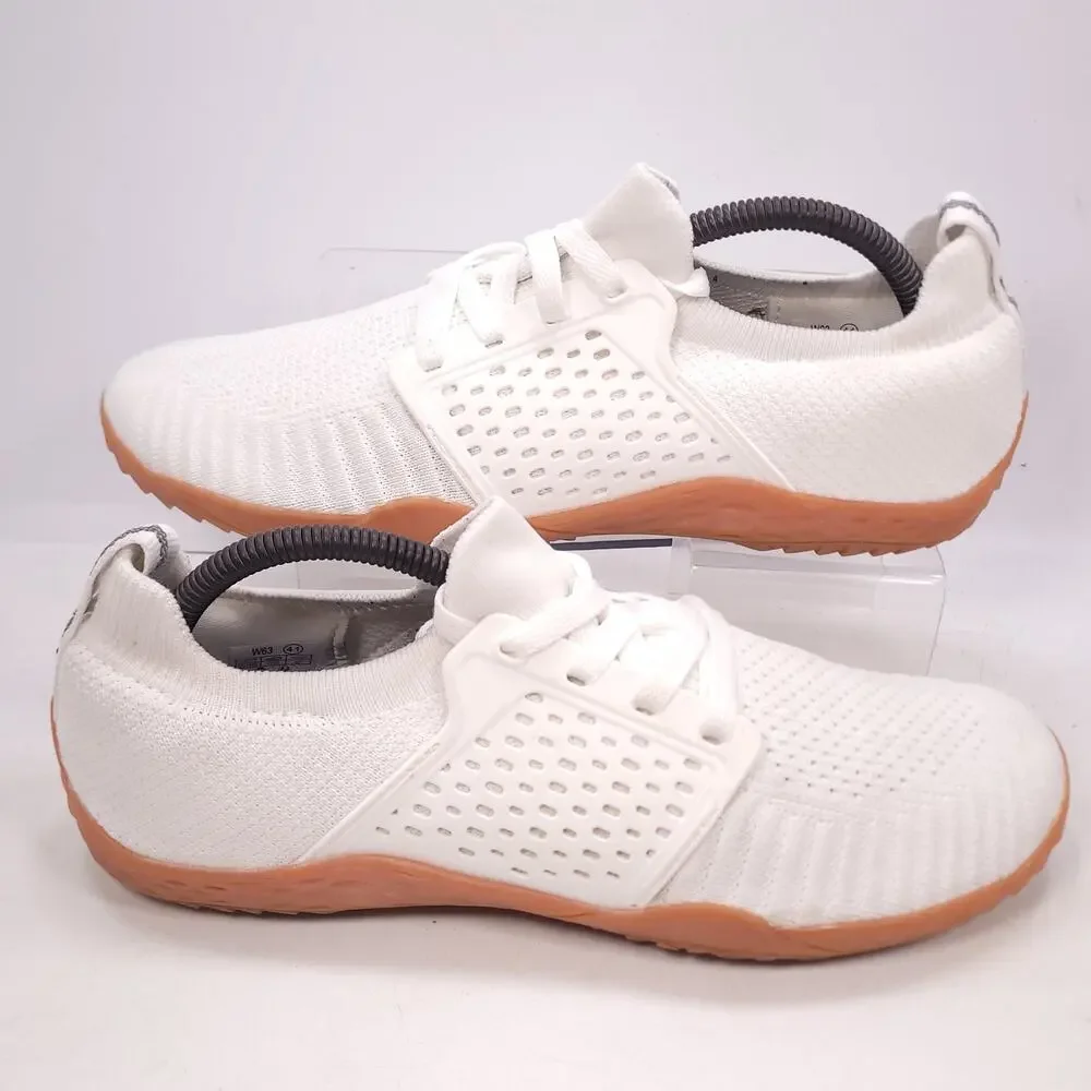 Whitin Walking Lace Up Athletic Sneaker Shoe Womens Size 10.5 41 White